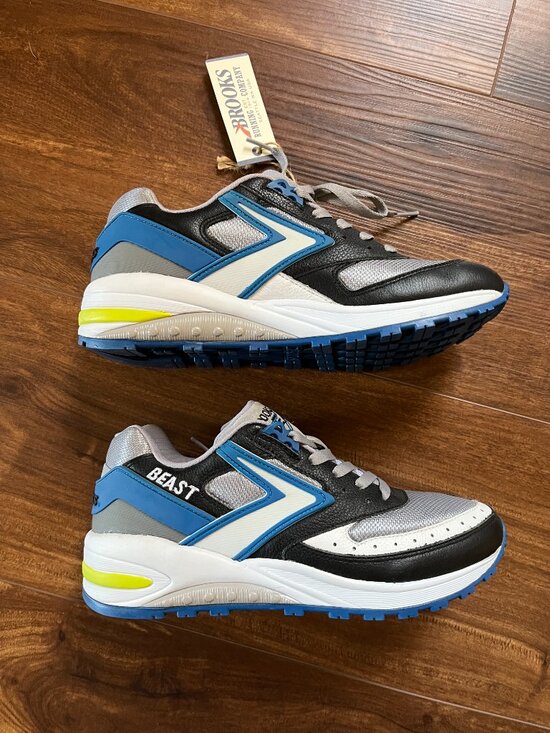 Brooks Beast 1 Snorkel Blue Retro Sneakers NWT Men\'s 8.5 stability walking shoes main image 7